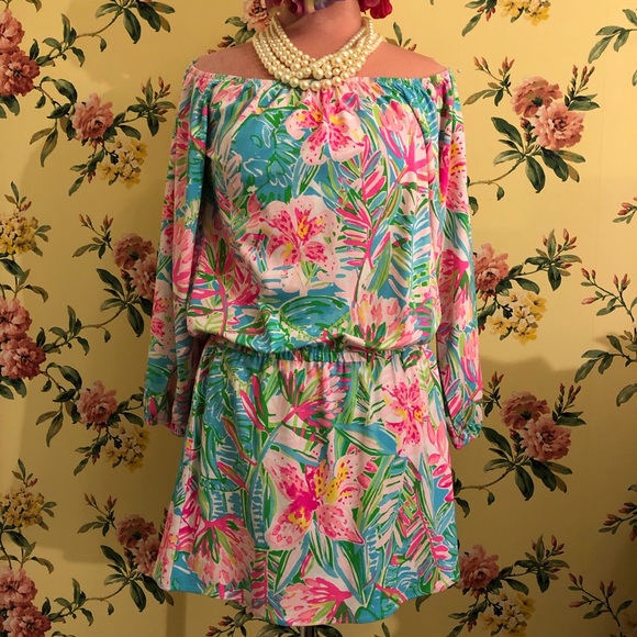 🍃🌸 Lilly Pulitzer Romper Sz X-Large 🌸🍃
